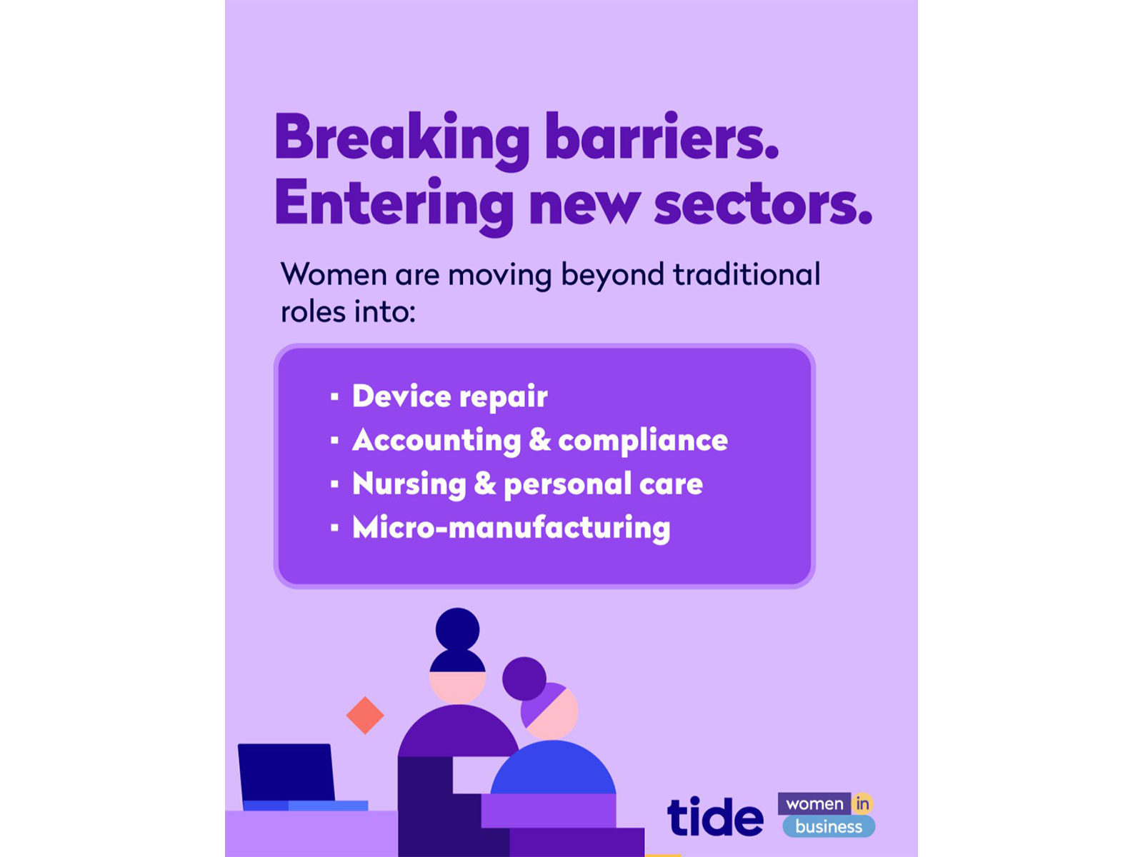 Women Entrepreneurs Are Entering Sectors Once Dominated by Men: Tide Insights