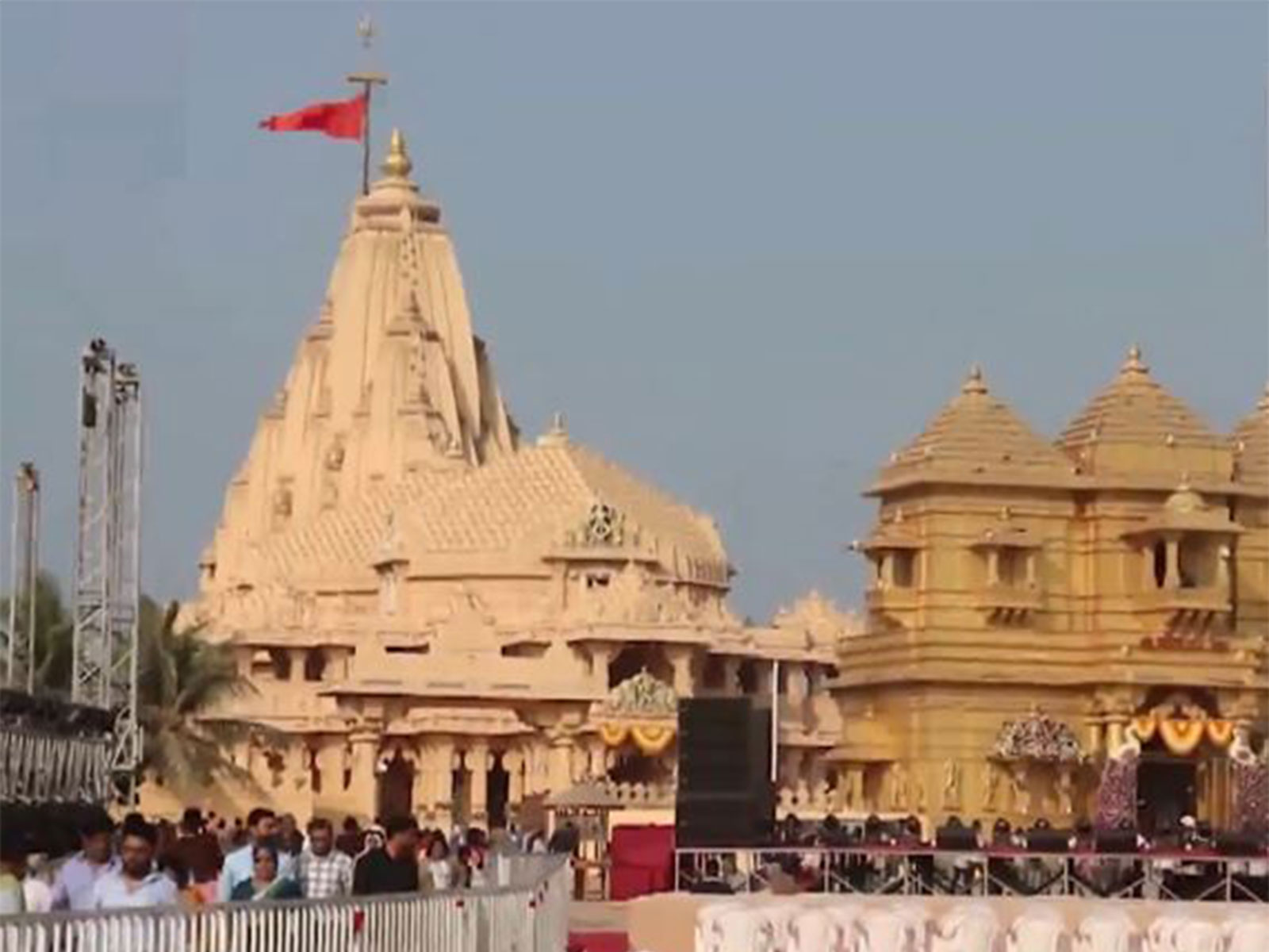Somnath Swabhiman Parv’ inaugurated at Somnath Temple (Photo/ANI)