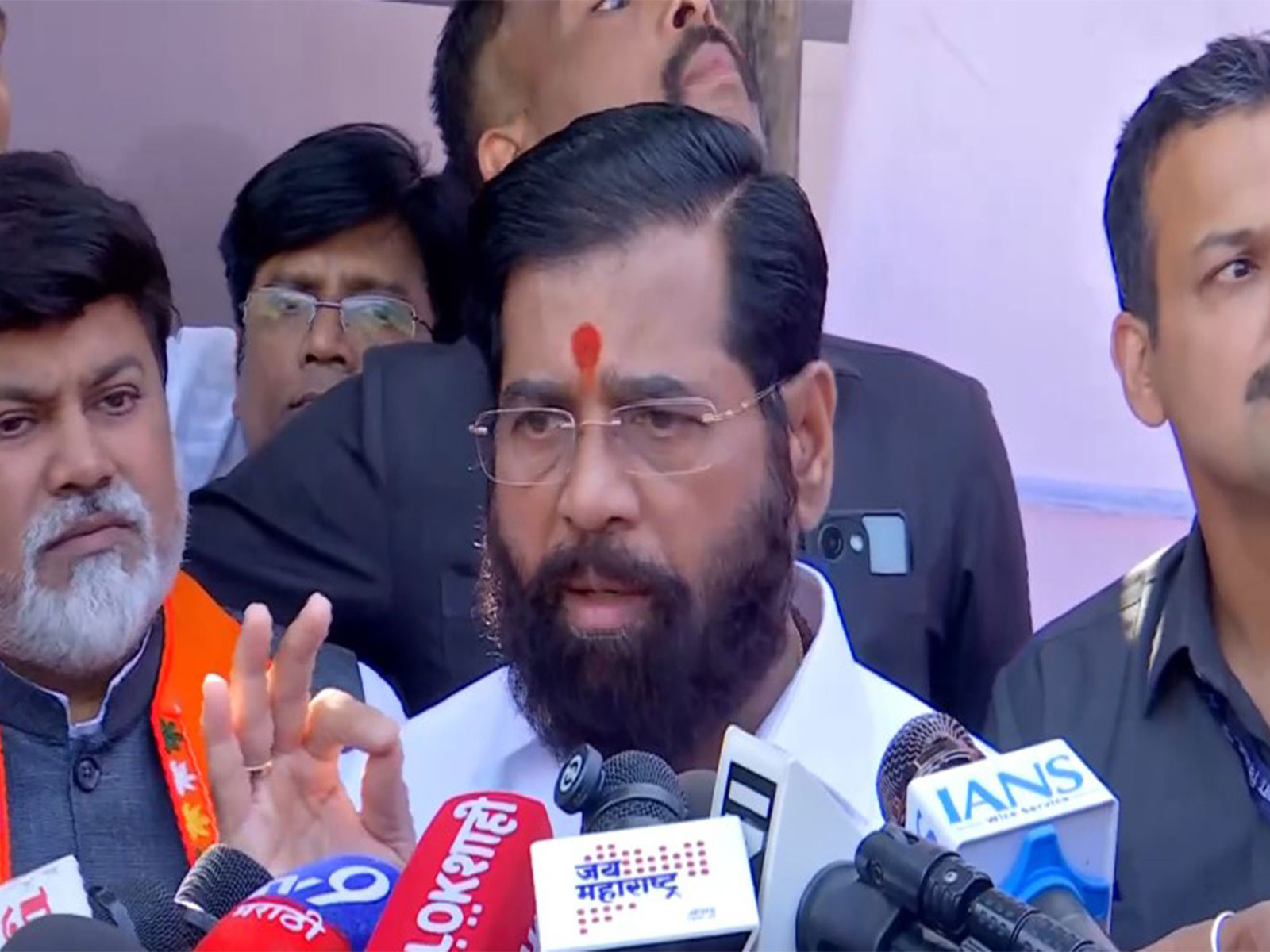 Maharashtra Deputy Chief Minister and Shiv Sena chief Eknath Shinde. (Photo/ANI)