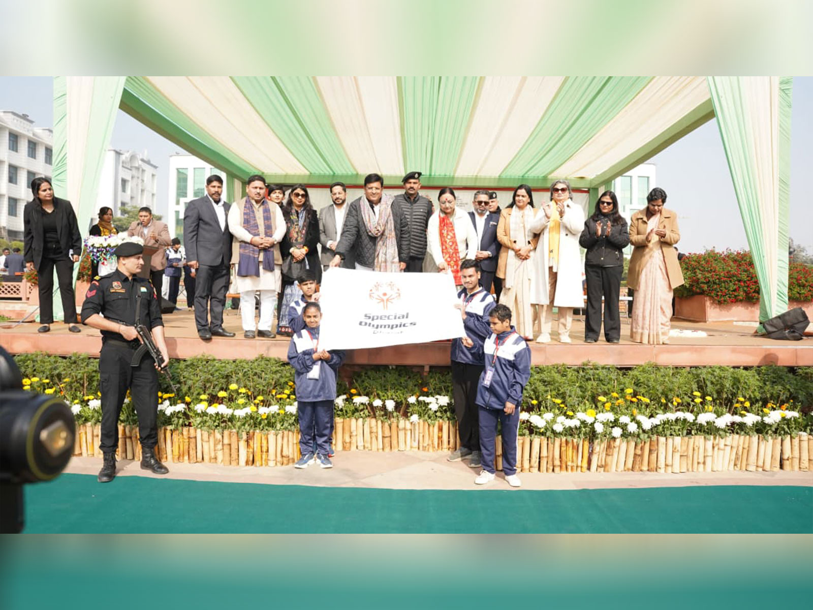 Still from the National Futsal Championship in Faridabad (Photo/Special Olympics Bharat)
