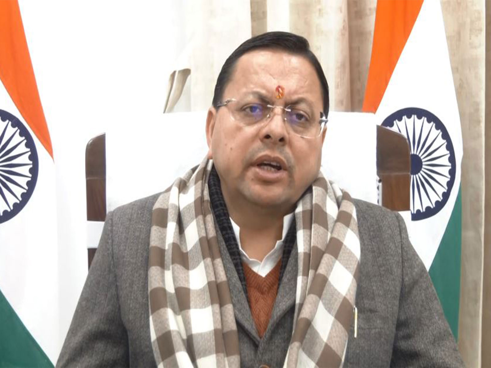 Uttarakhand Chief Minister Pushkar Singh Dhami (Photo/ANI)