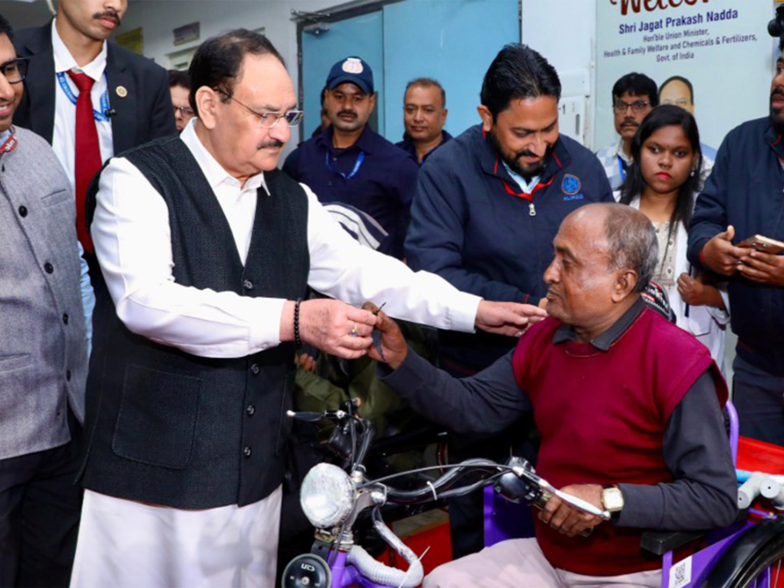 Union Minister for Health and Family Welfare and BJP National President Jagat Prakash Nadda. (Photo/X@MoHFW_INDIA)