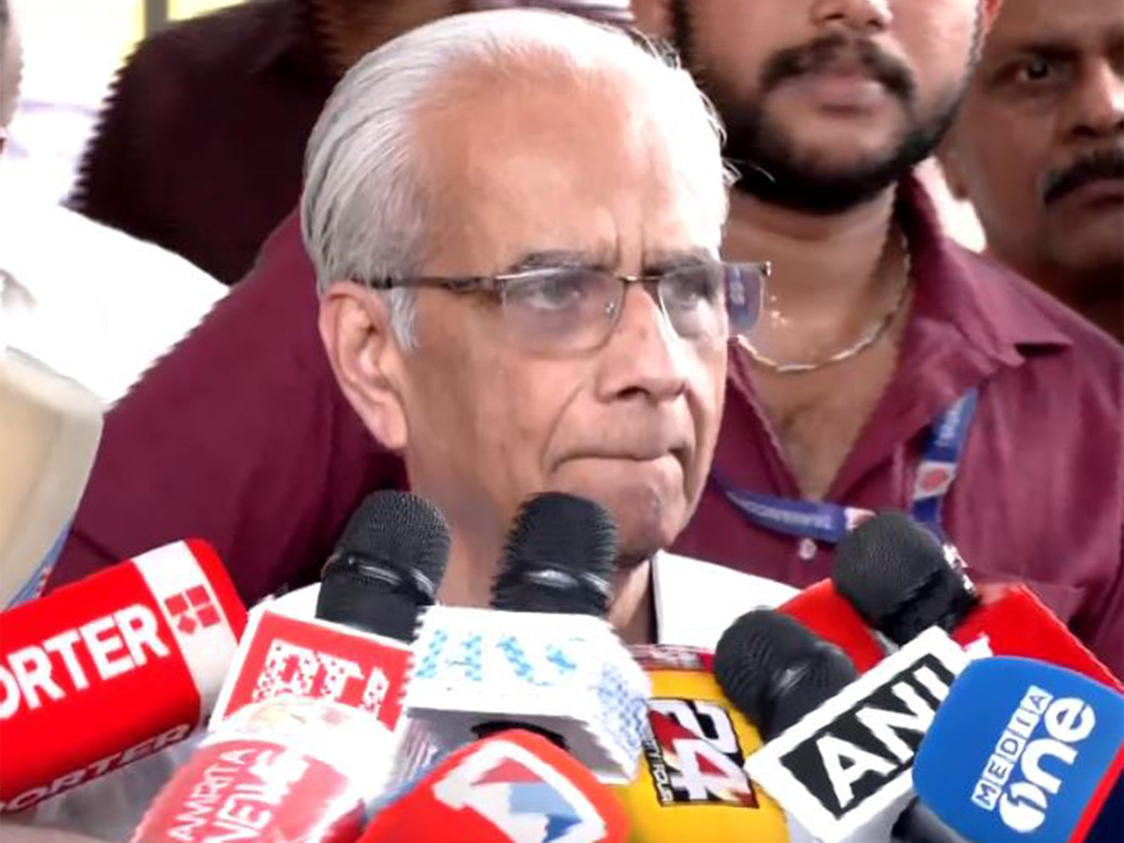 Travancore Devaswom Board President K Jayakumar (Photo/ANI)