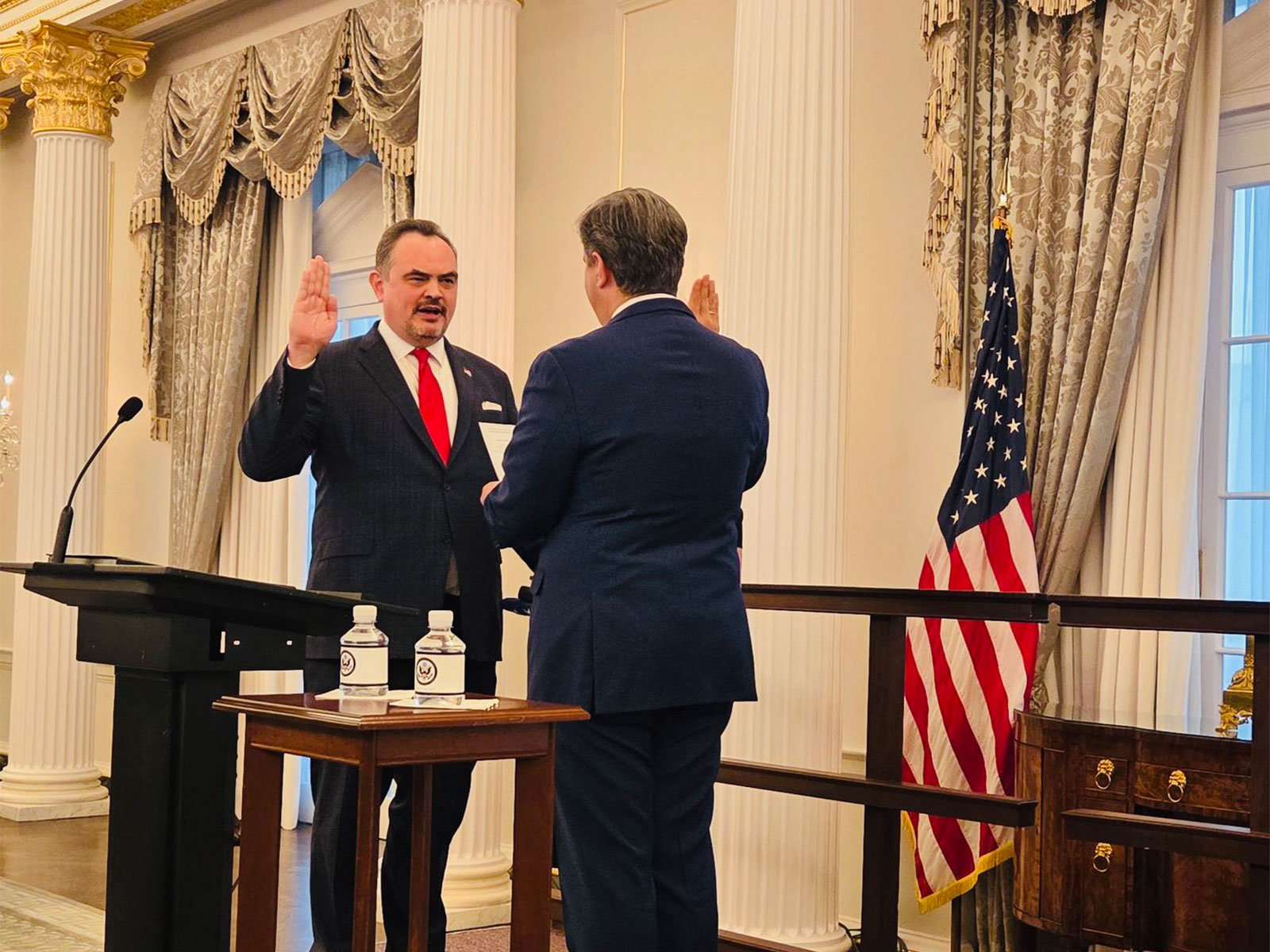 Brent Christensen newly sworn-in Ambassador to Bangladesh (Photo/@usembassydhaka)