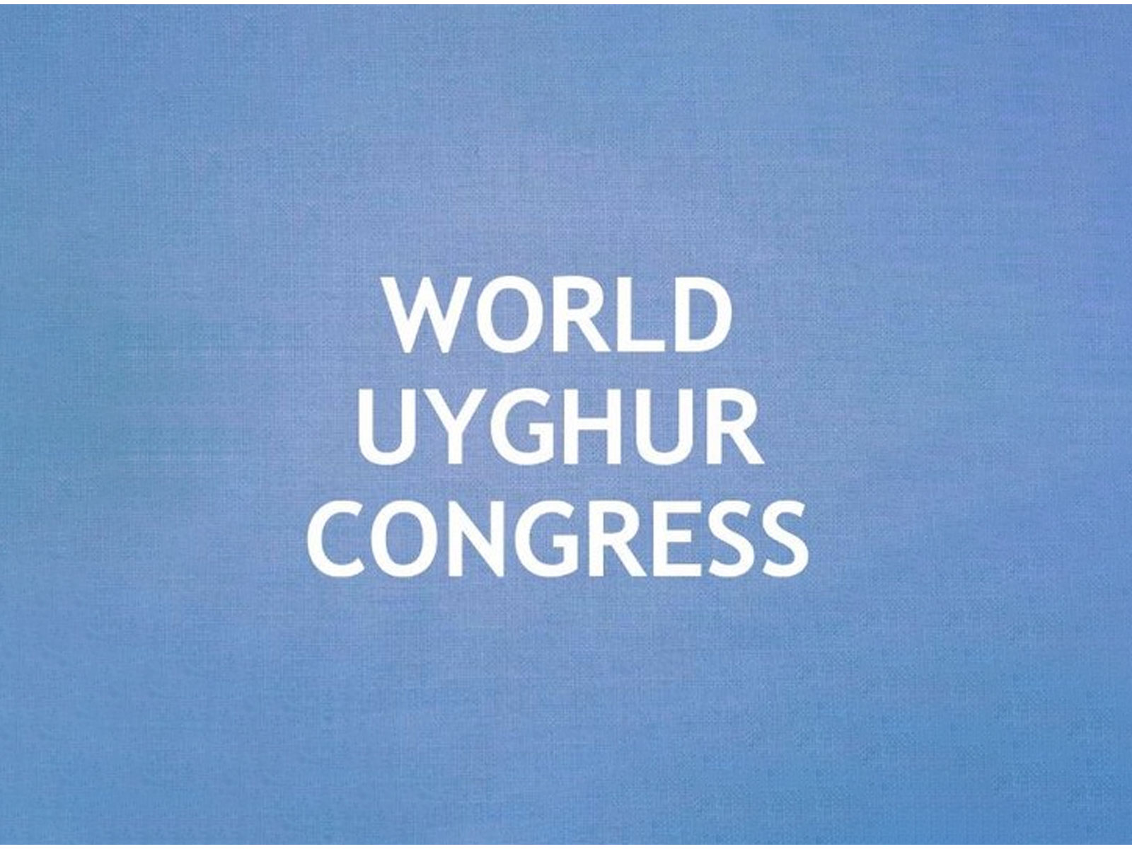 World Uyghur Congress (Photo/@UyghurCongress)