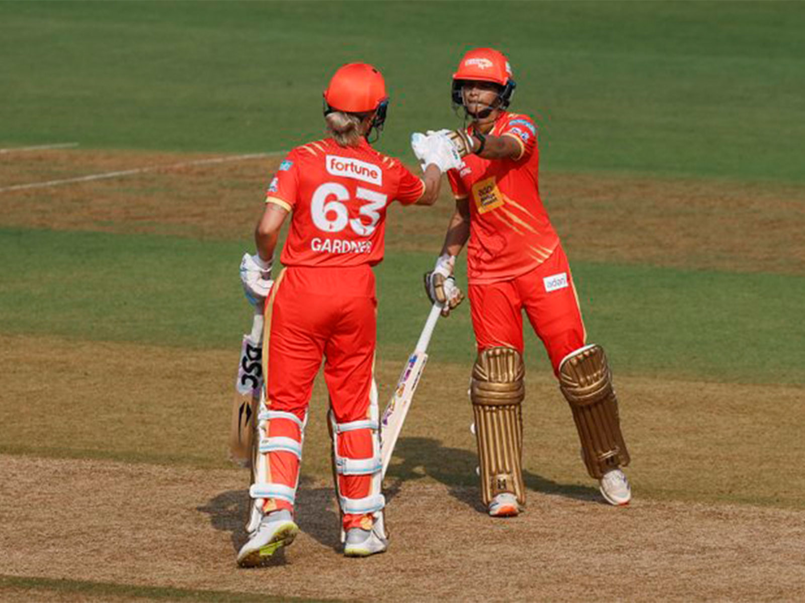 
    Gujarat Giants put up 207/4 against UP Warriroz in WPL
    