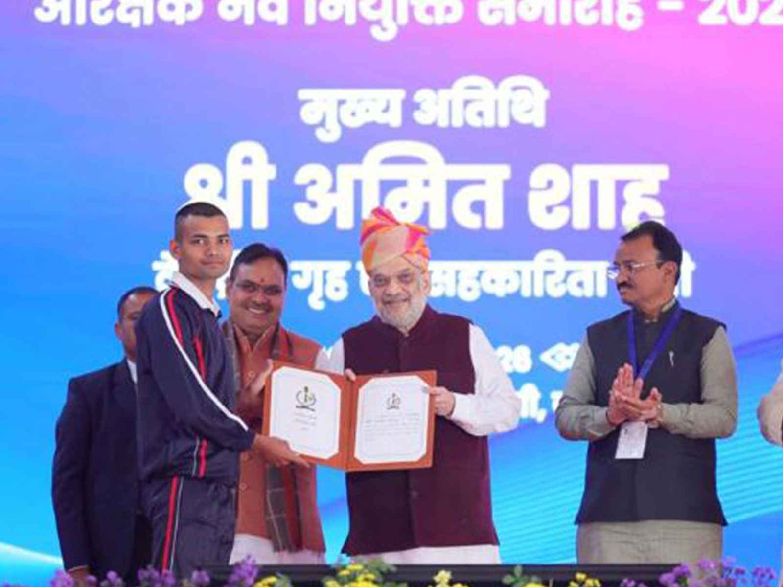 Union Home Minister Amit Shah and Rajasthan CM Bhajanlal Sharma (Photo/PIB) Union Home Minister Amit Shah and Rajasthan CM Bhajanlal Sharma (Photo/PIB)