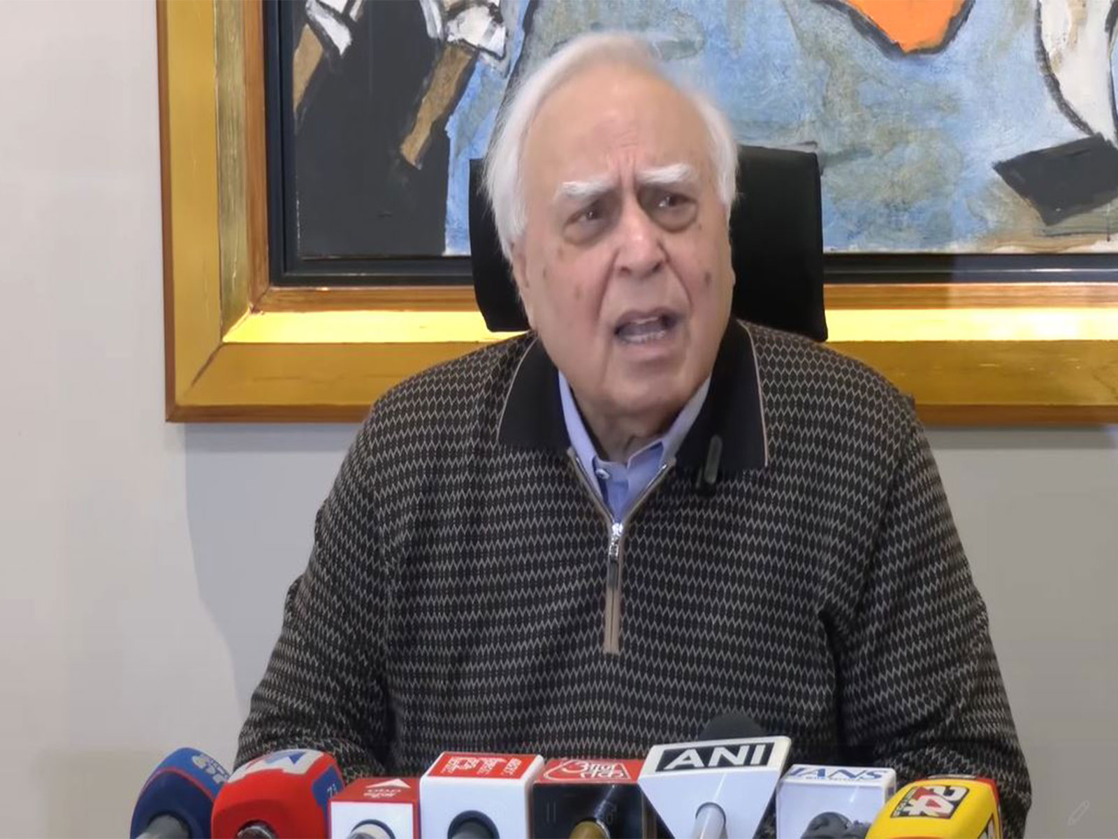 Rajya Sabha MP Kapil Sibal (Photo/ANI)
