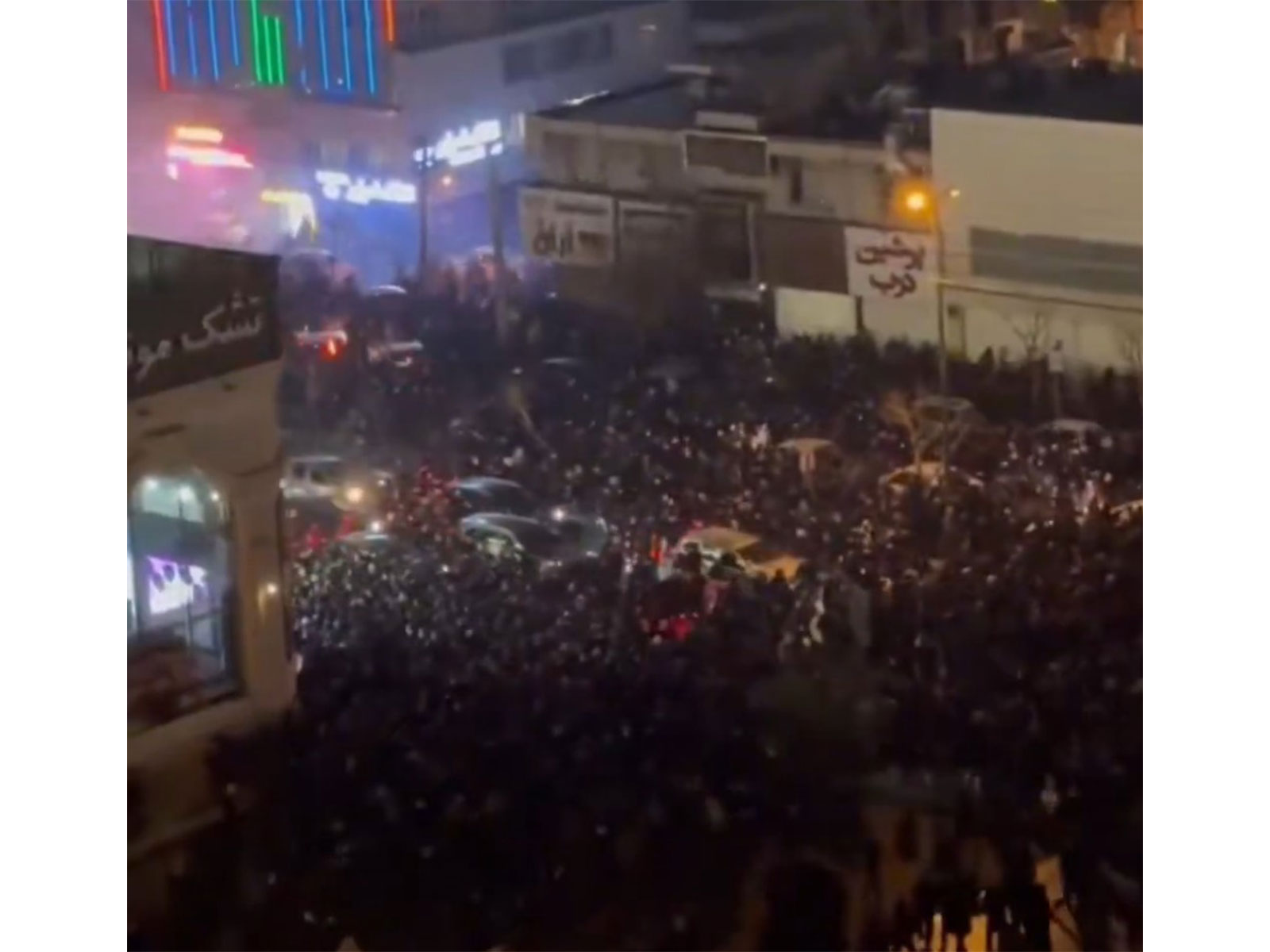 Screengrab of protest video posted by journalist Masih Alinejad (Photo/Courtesy @AlinejadMasih)
