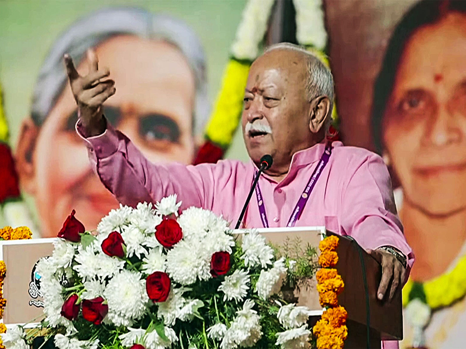 Rashtriya Swayamsevak Sangh (RSS) Chief Mohan Bhagwat (File Photo/ANI)