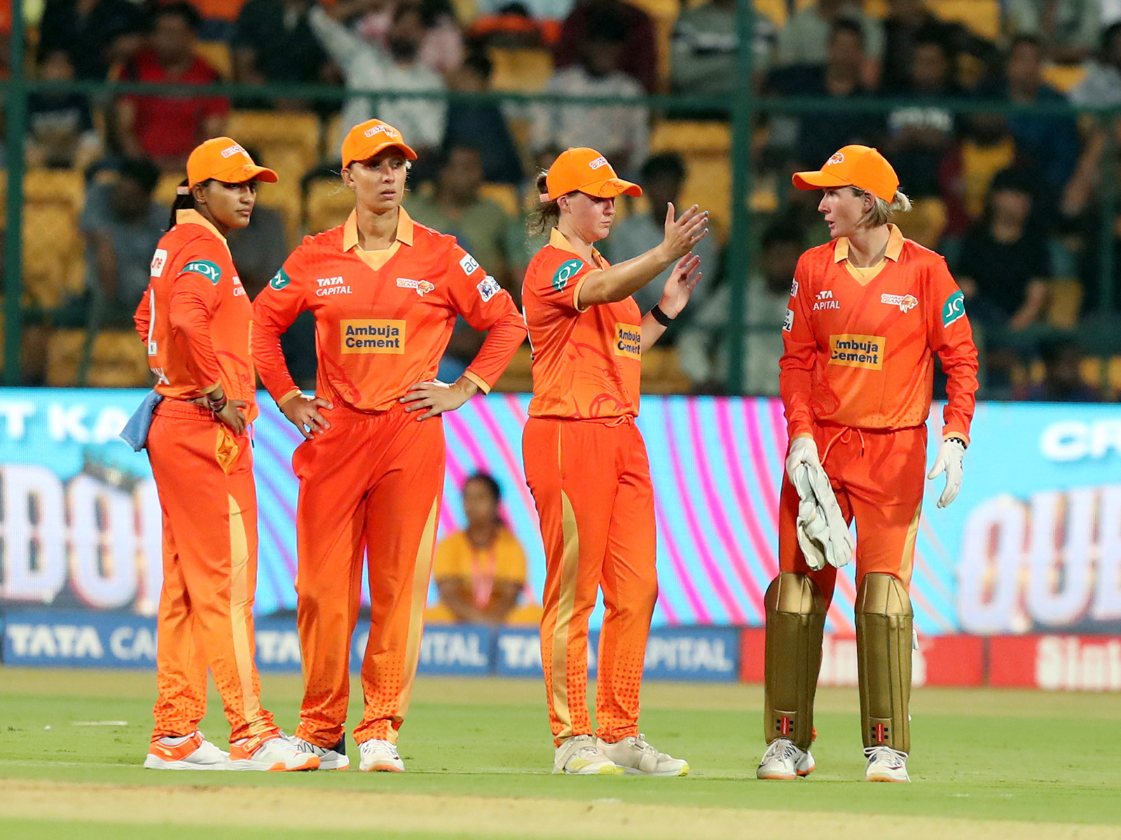 Gujarat Giants team. (Photo/ANI)