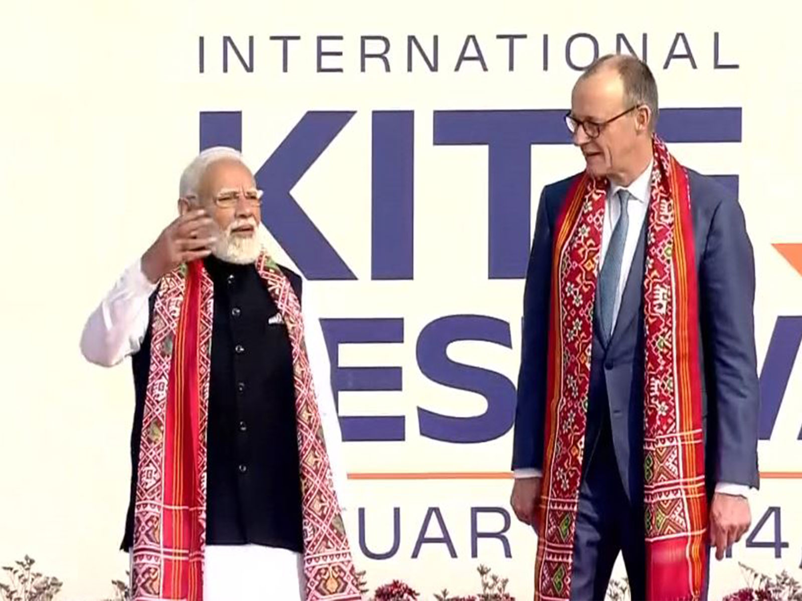 PM Modi, German Chancellor inaugurate International Kite Festival (Photo/DD)