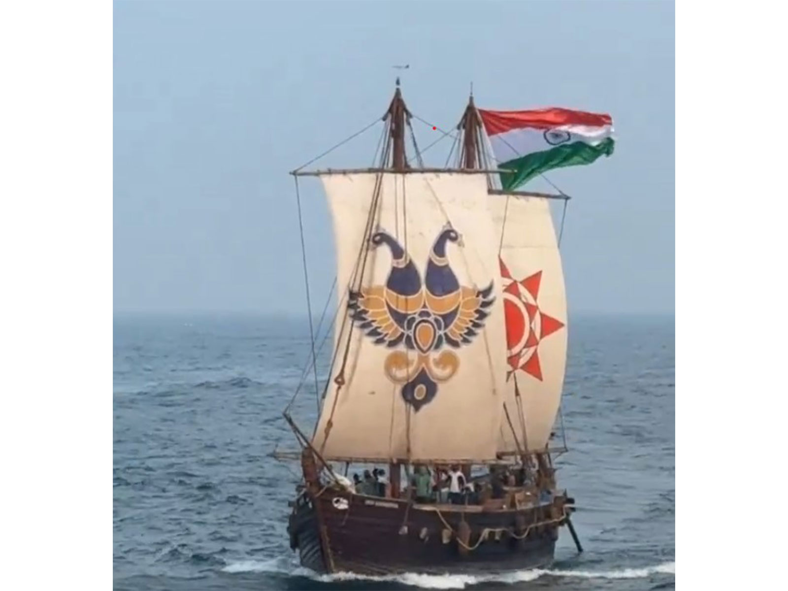 INSV Kaundinya by PM's Economic Advisor Sanjeev Sanyal (Photo/X/@sanjeevsanyal)