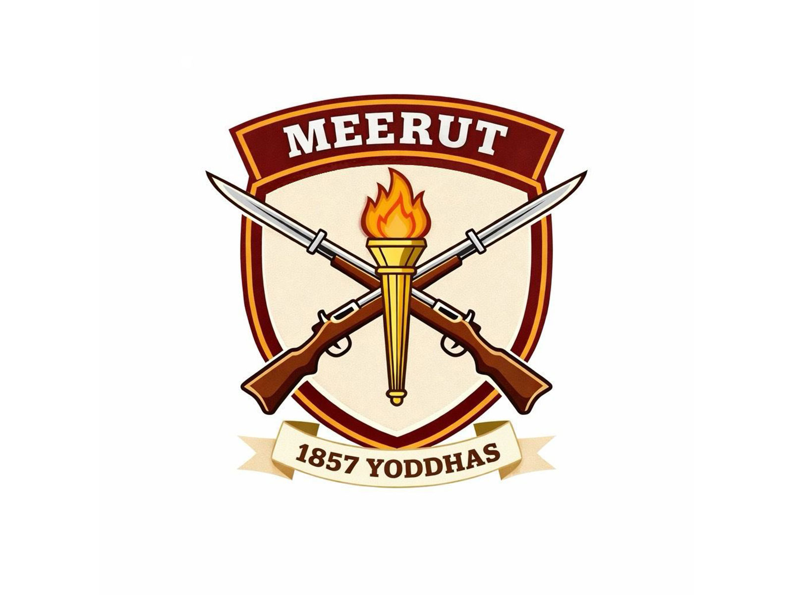 Meerut 1857 Yoddhas logo (Photo/UPKL) 