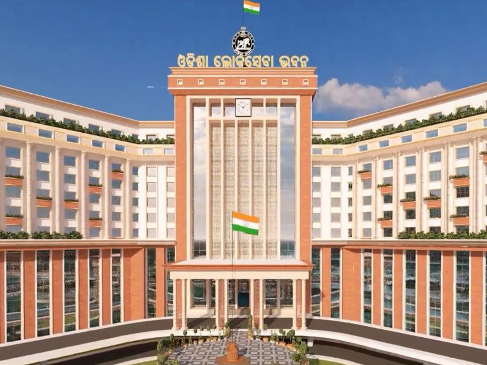 Model of new campus of the Odisha Legislative Assembly and Lok Seva Bhavan (Photo/Odisha Chief Minister’s Office)