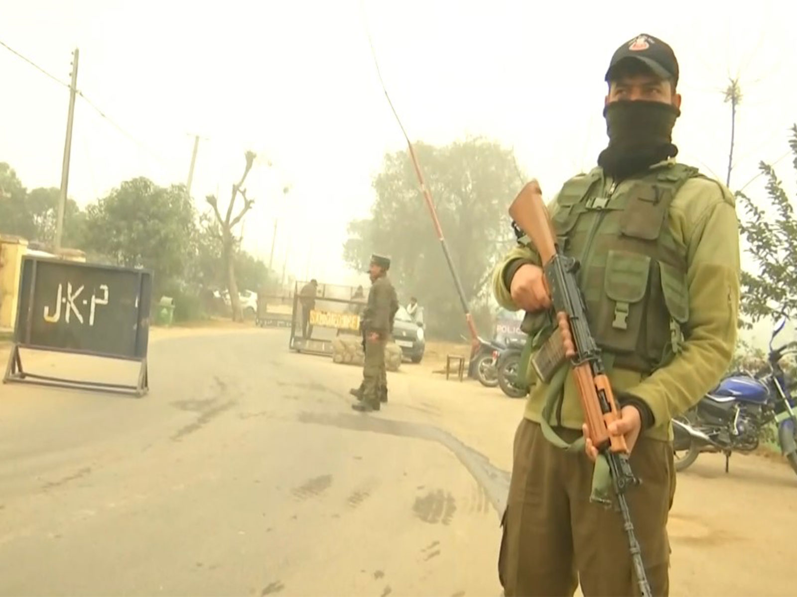Security tightened in Samba district of Jammu and Kashmir (Photo/ANI)