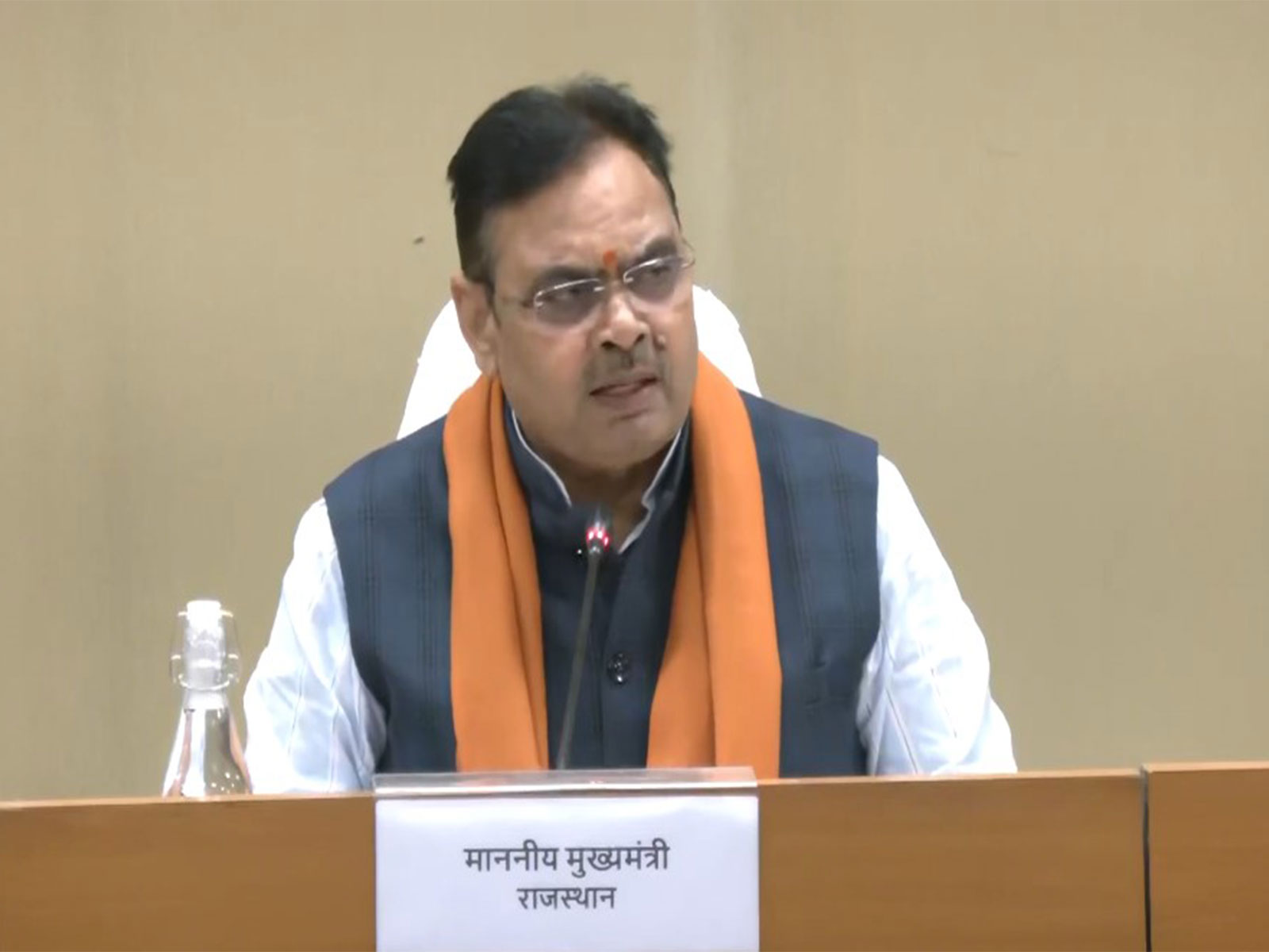 Rajasthan CM Bhajan Lal Sharma (Photo/ANI)