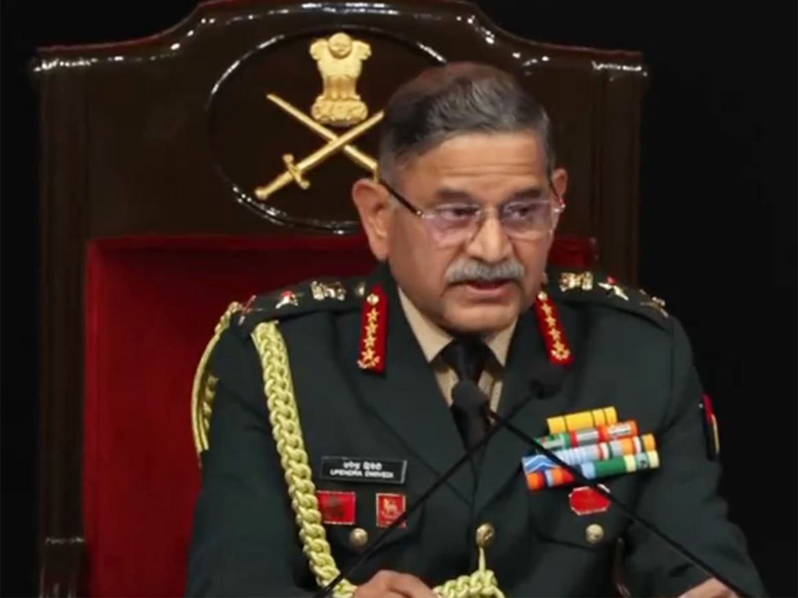 Indian Army chief General Upendra Dwivedi (Photo/ANI)