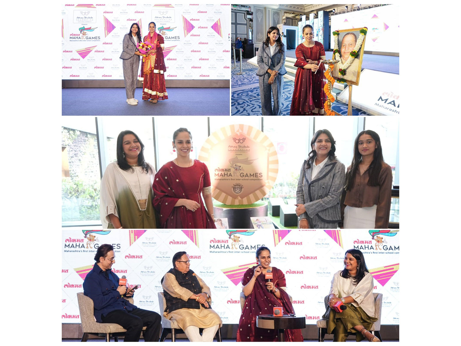 A proud moment at Abhay Bhutada Foundation presents Lokmat MahaGames finale in Pune as young athletes are honoured for their outstanding performance across Maharashtra