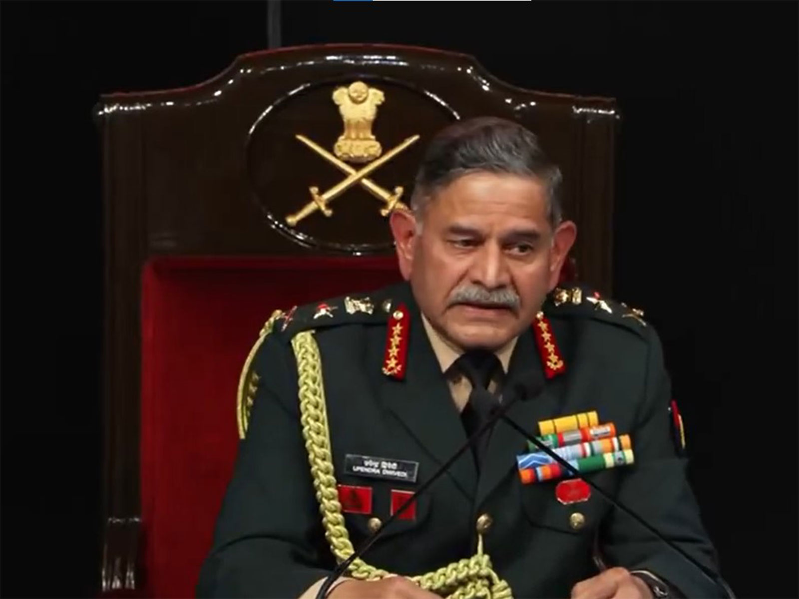 Indian Army chief General Upendra Dwivedi (Photo/ANI)