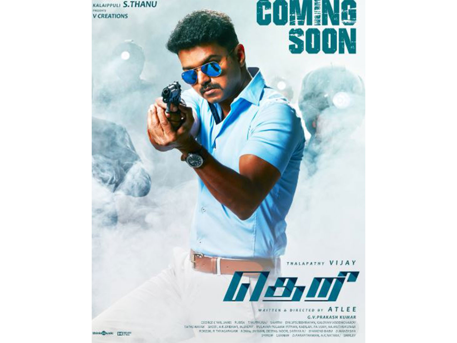 Theri poster (Photo/X@theVcreations)