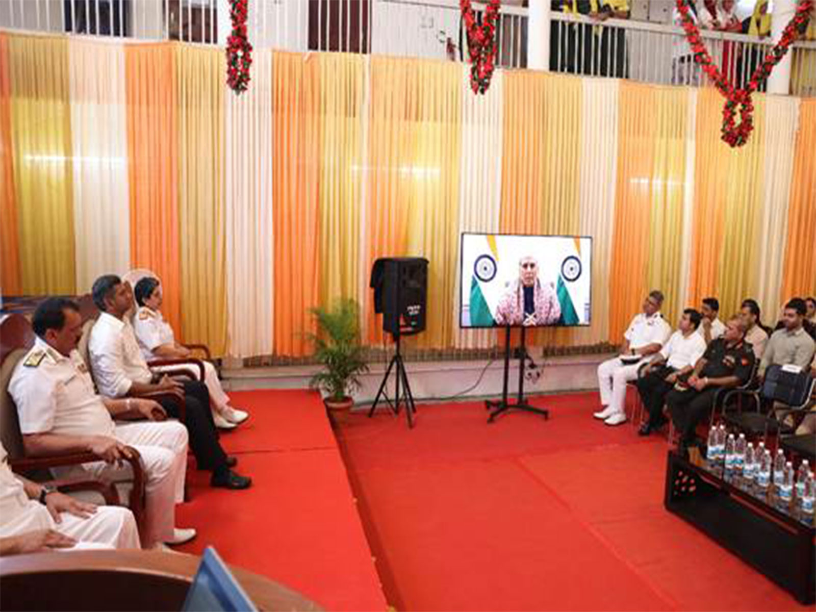 Defence Minister Rajnath Singh addresses Joint Services Multi-Speciality Camp (Photo/PIB)