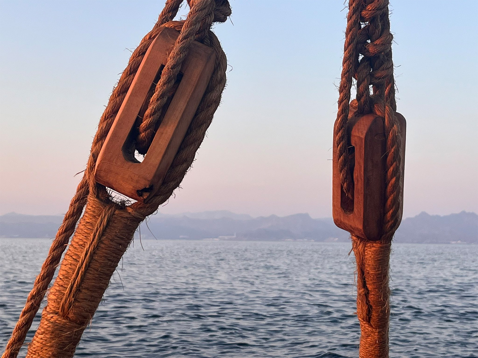 INSV ‘Kaundinya’ sights land near Oman (Photo/X@sanjeevsanyal)