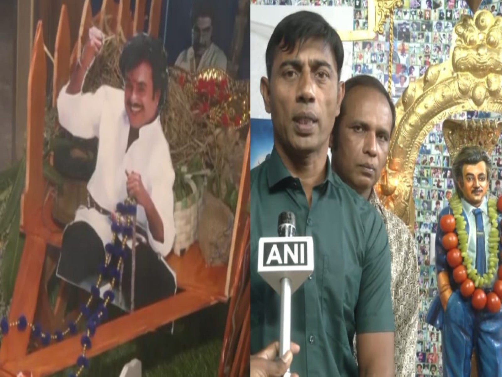 Rajinikanth fan Karthik celebrates Pongal at temple dedicated to actor (Photo/ANI)