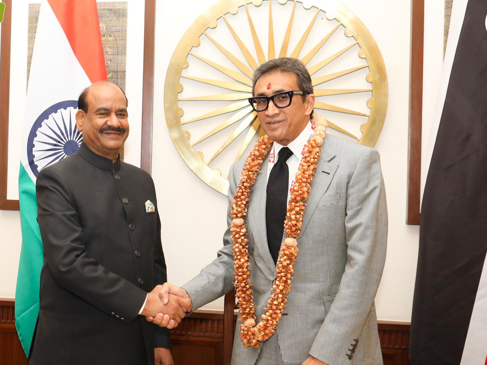 LS Speaker Om Birla Trinidad and Tobago Speaker Jagdeo Singh (Photo/X@ombirlakota)