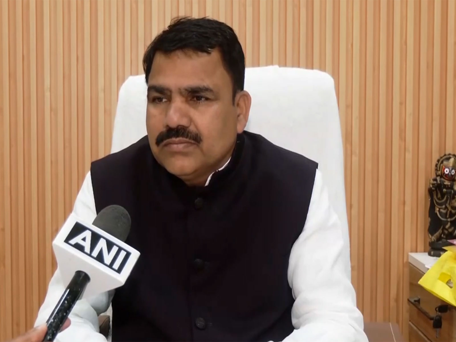 Minister of School and Mass Education of Odisha, Nityananda Gond. (Photo/ANI)