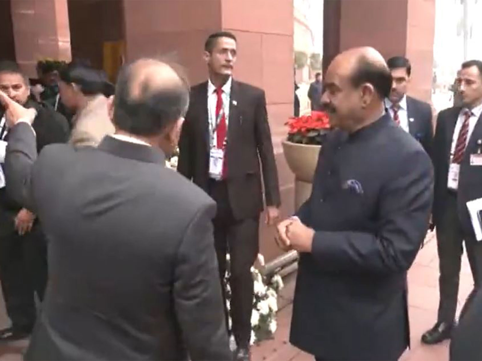 LS Speaker Om Birla arrives at Parliament for 28th Commonwealth Speakers’ Conference (Photo/ANI)
