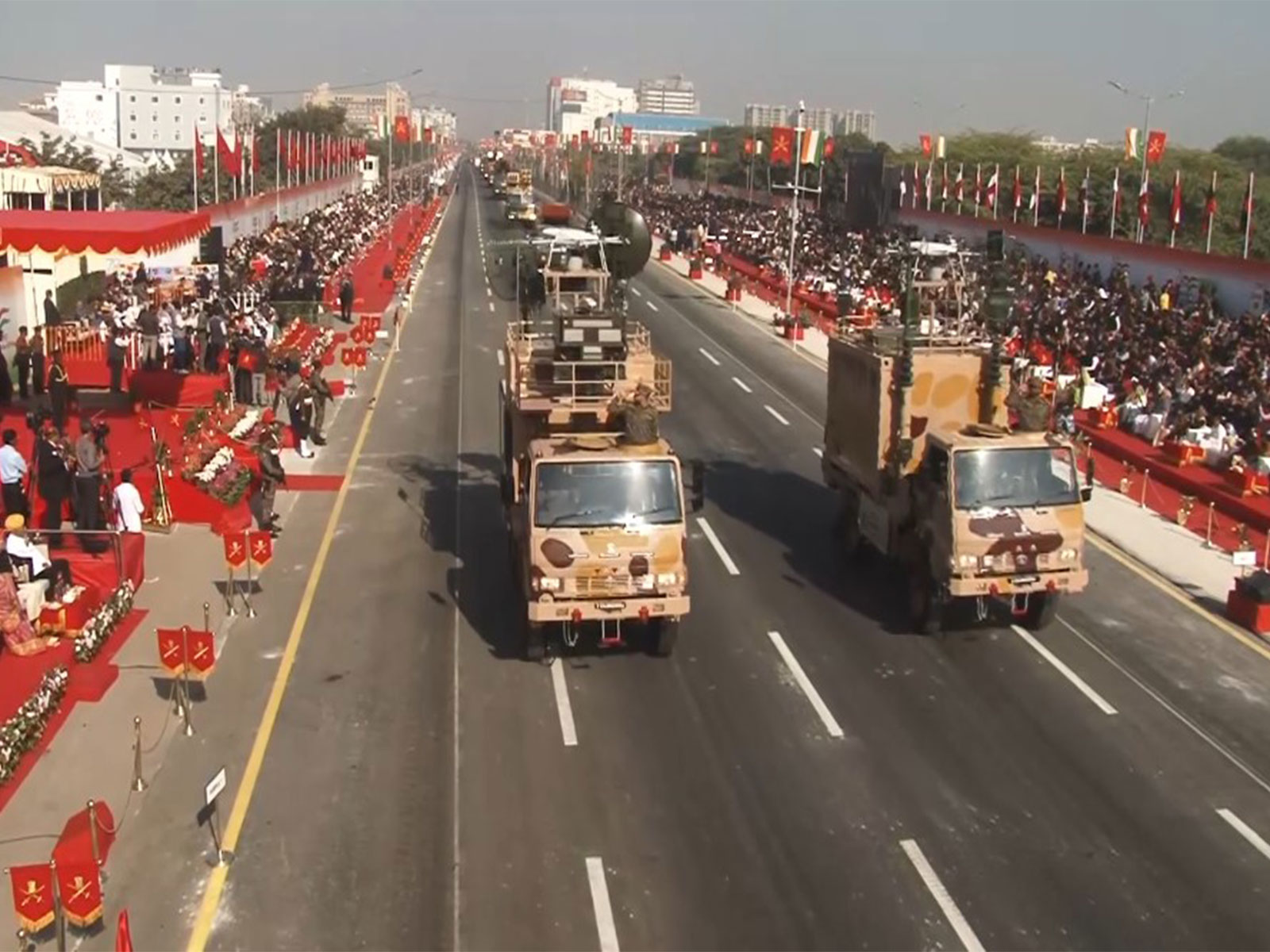 Indian Army's technicial capabilities on display at Army Day parade (Photo/ANI)