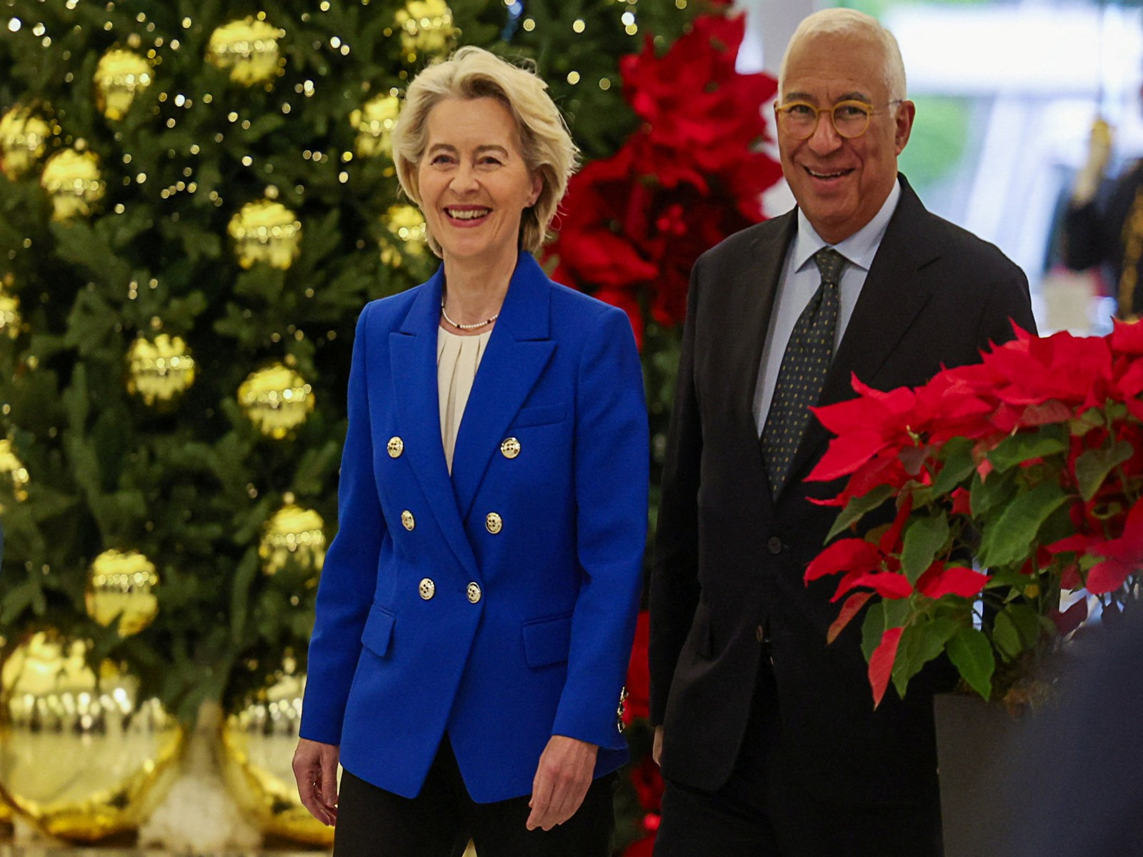 President of the European Commission, Ursula von der Leyen and President of the European Council, Antonio Costa (Photo/ Reuters)