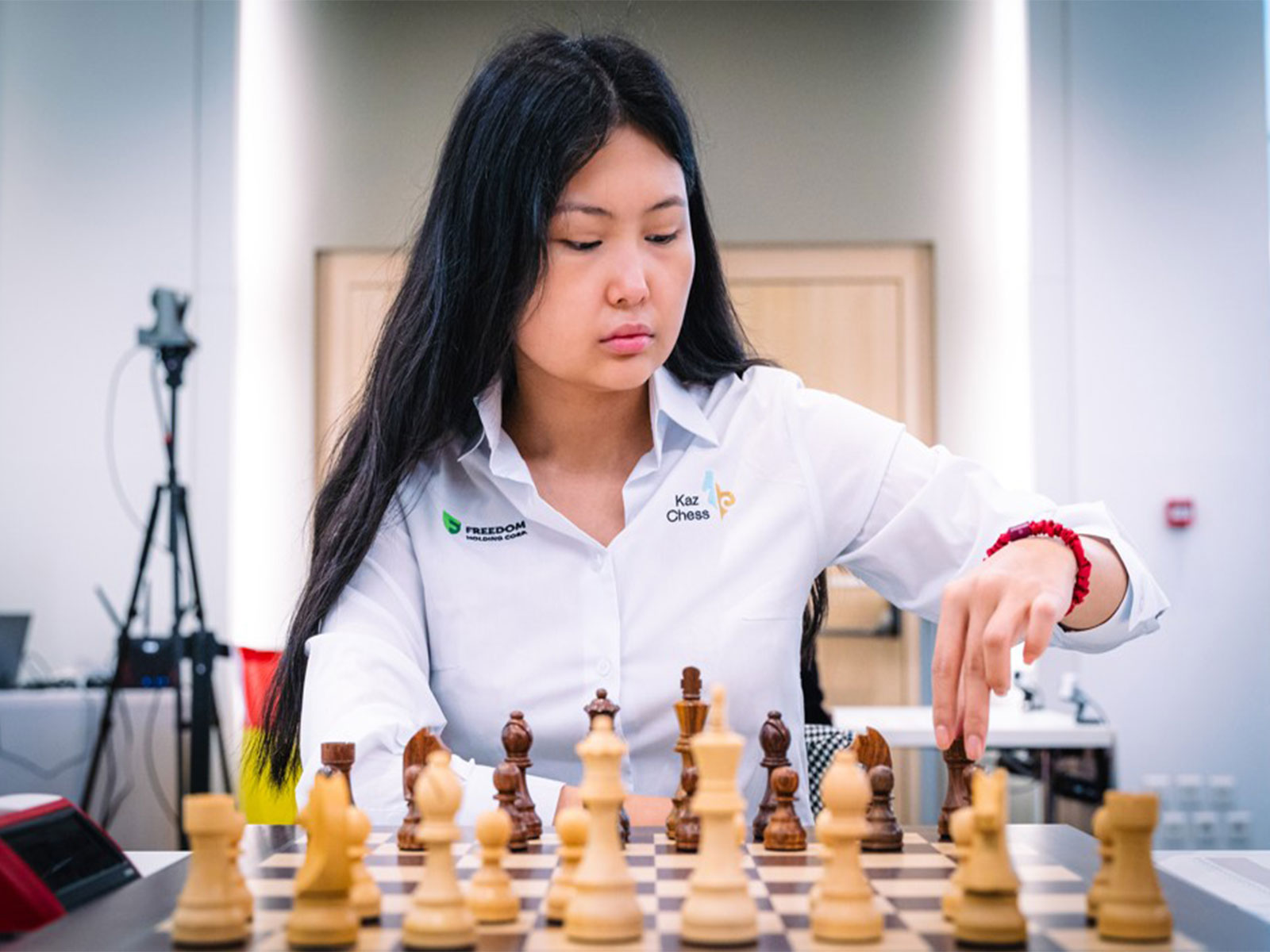 Bibisara Assaubayeva (Photo: Norway Chess)