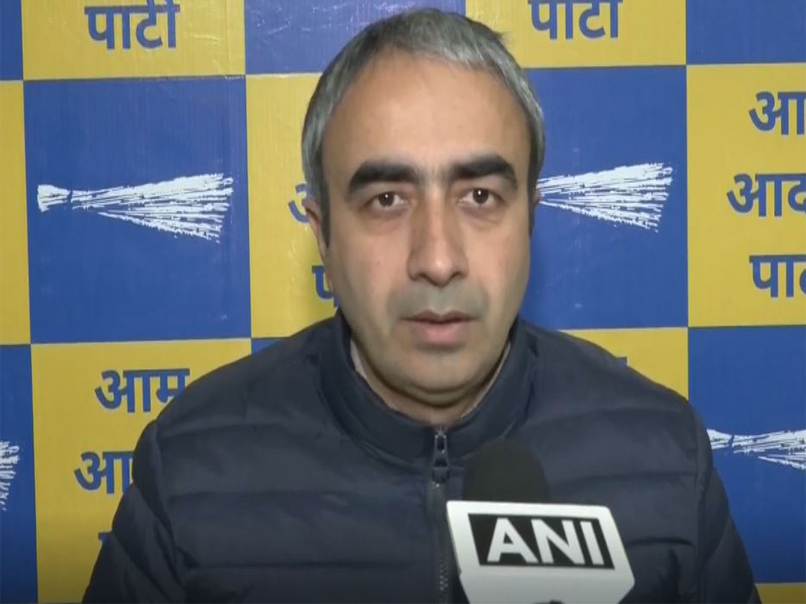 AAP's national media incharge Anurag Dhanda (Photo/ANI)