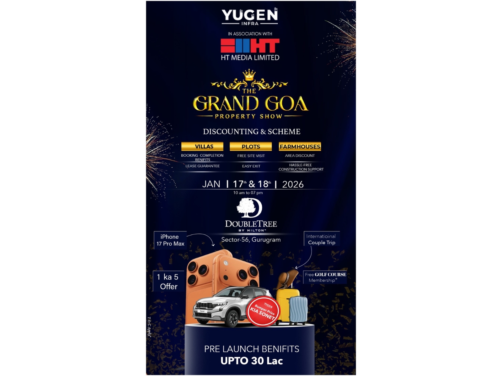 An Exclusive two-day property showcase to highlight high-growth investments in North Goa will be organised in Gurugram for home buyers and real estate investors