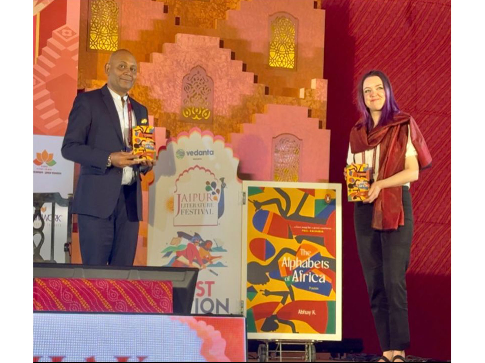 Poet-diplomat Abhay K.’s new poetry collection ‘The Alphabets of Africa’ (Photos/ANI)