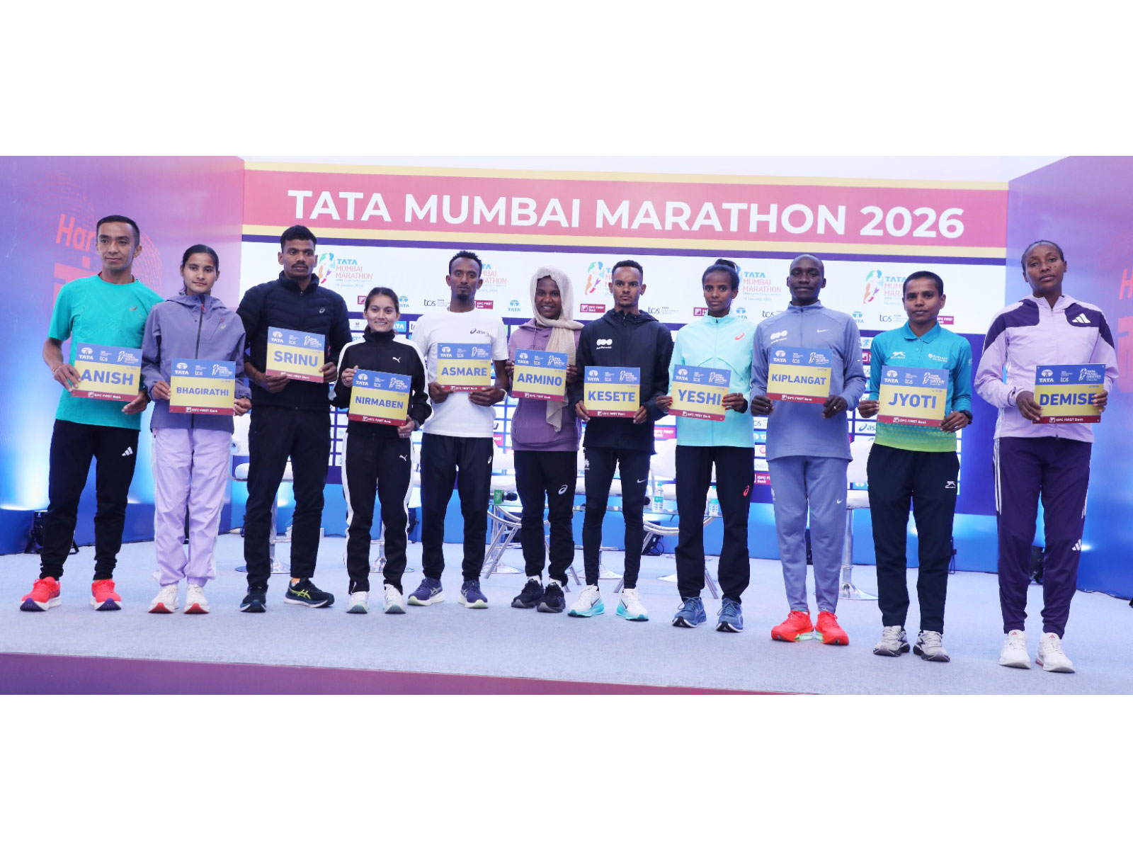Elite runners brace to battle at Mumbai Marathon. (Photo: TMM)
