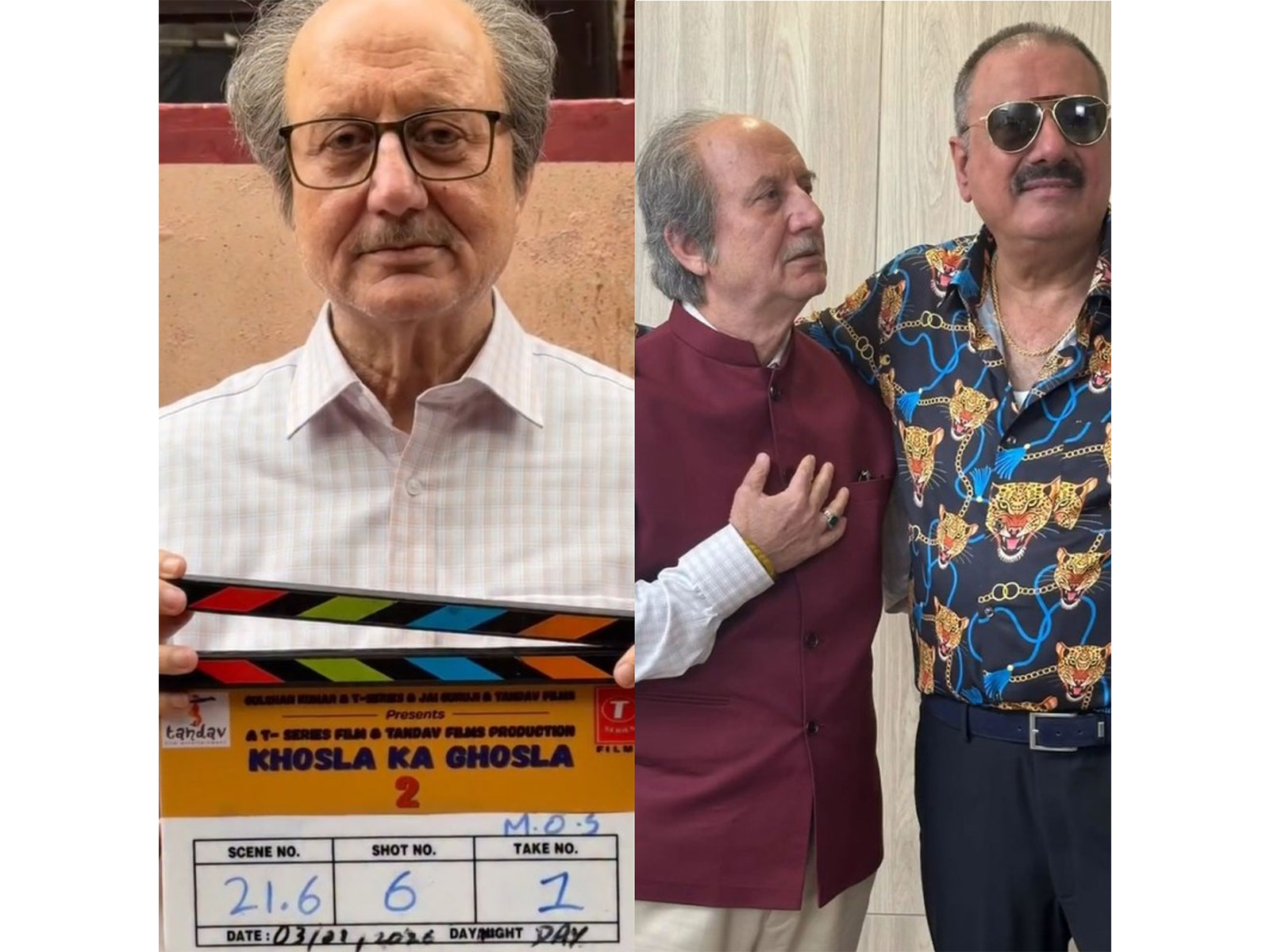 Anupam Kher announces 'Khosla ka Ghosla 2' wrap (Photo/Instagram@anupampkher) Anupam Kher announces 'Khosla ka Ghosla 2' wrap (Photo/Instagram@anupampkher)