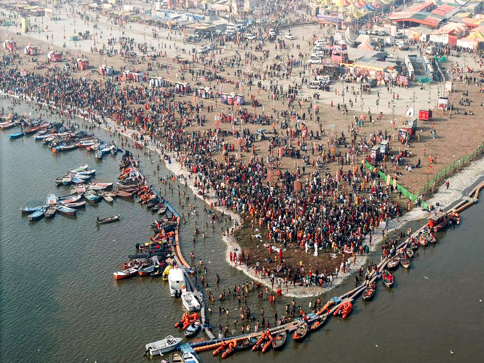 Visual from the Magh Mela in Prayagraj (Photo/ANI) Visual from the Magh Mela in Prayagraj (Photo/ANI)