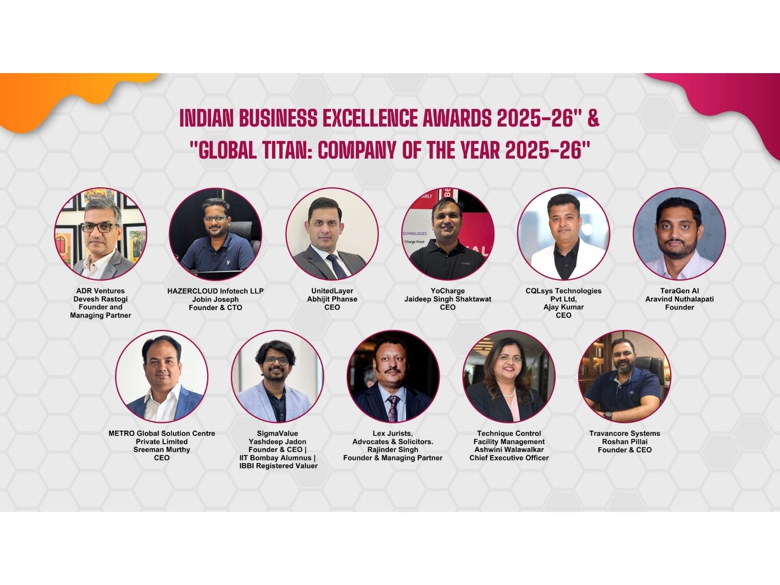 Indian Business Excellence Awards 2025-26 and Global Titan: “Company of the Year 2025-26”