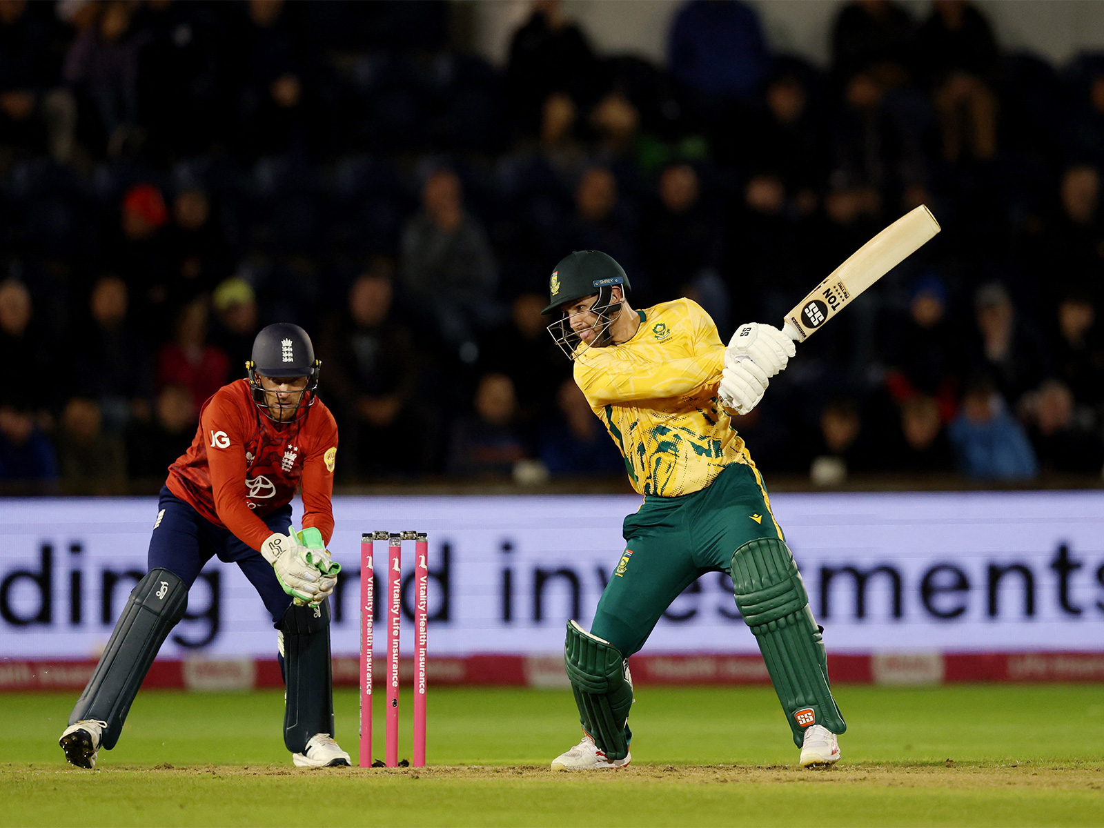 South Africa's Donovan Ferreira batting (Photo: Reuters)