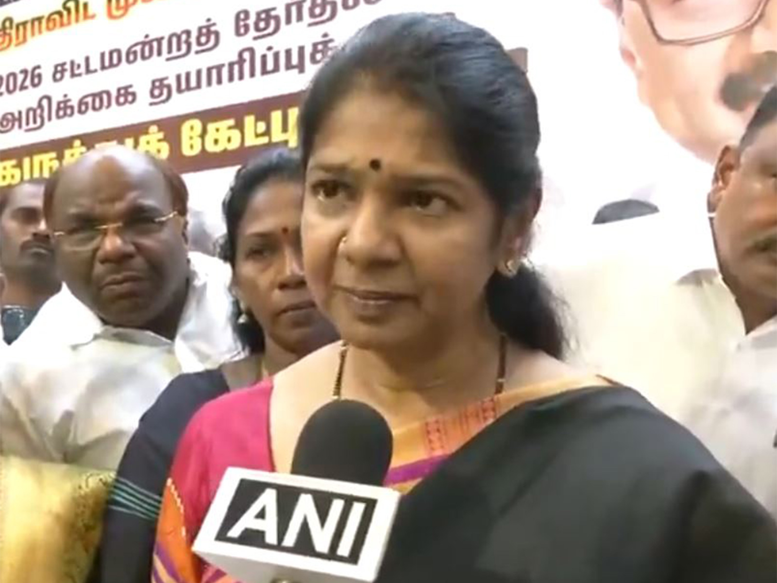 DMK MP Kanimozhi (Photo/ANI)