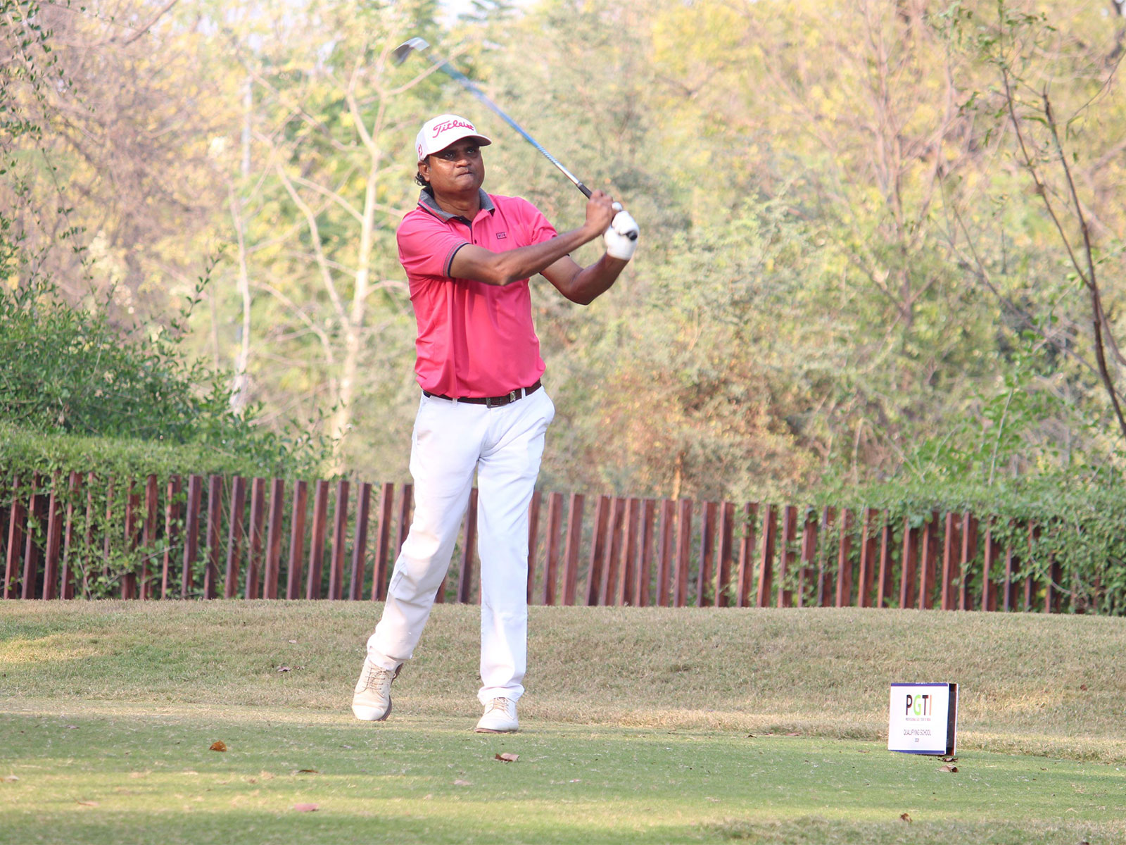 Md Nawab in action during Kensville Golf and Country Club (Image: PGTI)