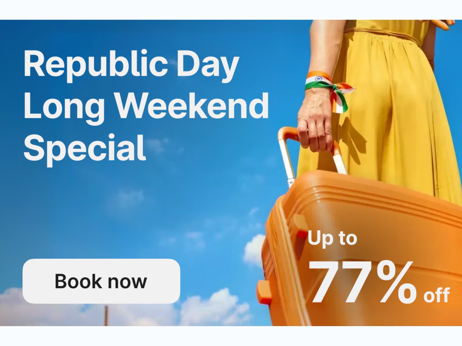 Premium brand CheckIn also offers upto 25% discount
