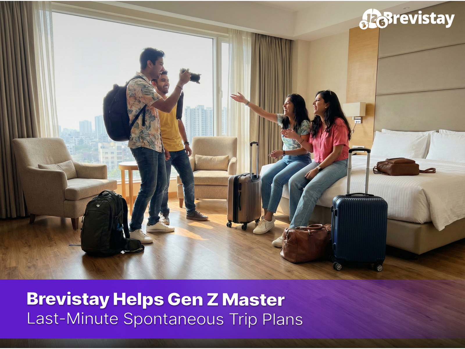 Spontaneous trips, made easy with Brevistay.