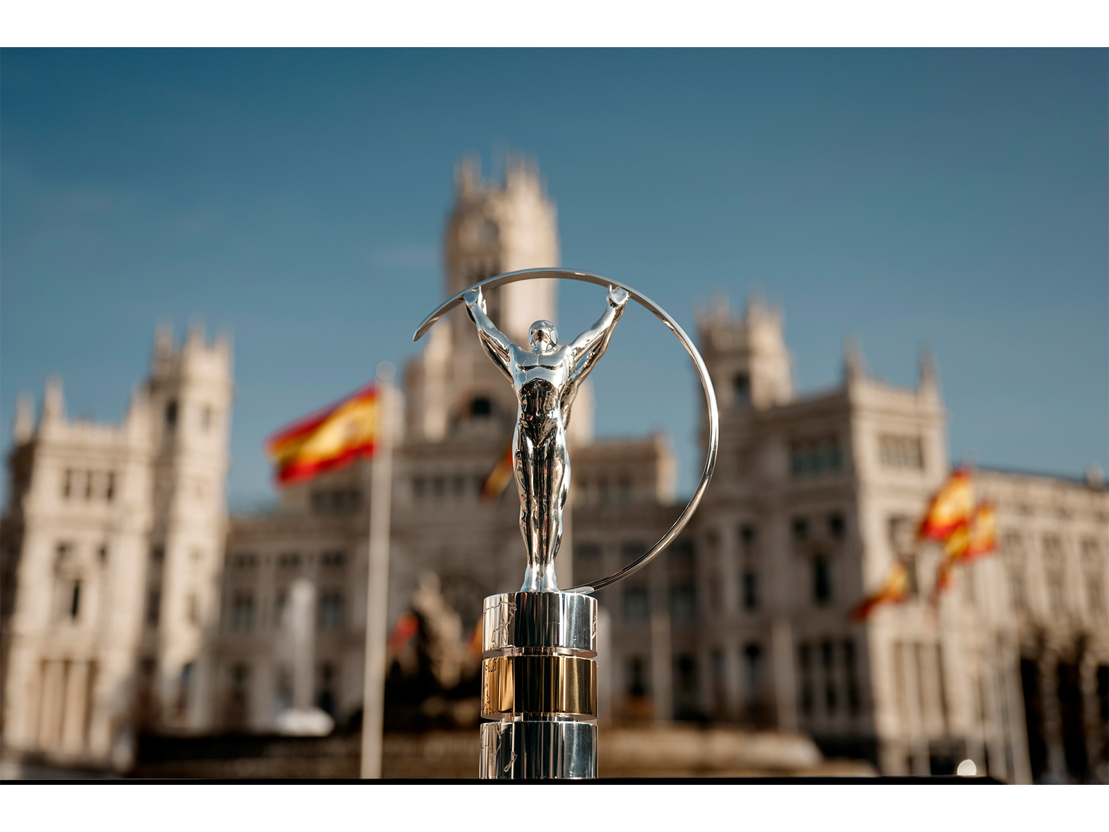 Laureus World Sports Award trophy in Madrid (Image: Laureus media)