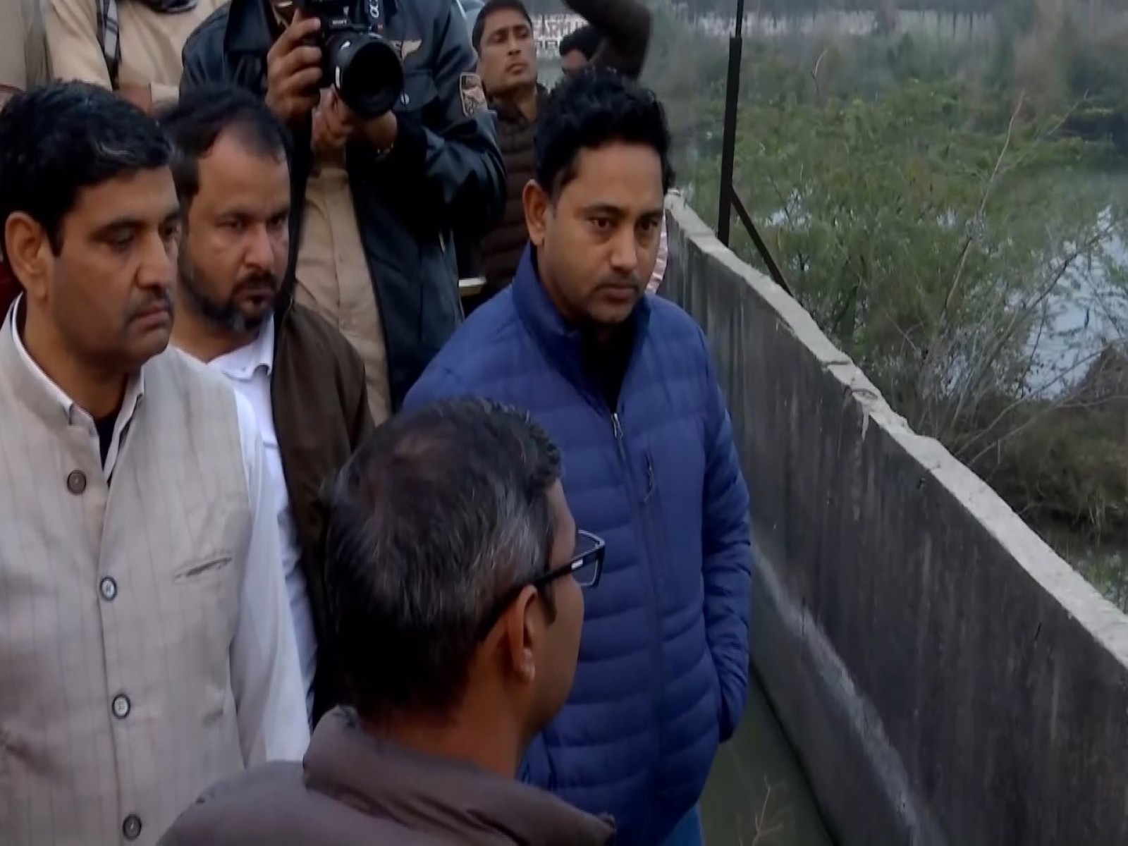 Gautam Buddh Nagar SDM Sadar Ashutosh Gupta at accident site (Photo/ANI)