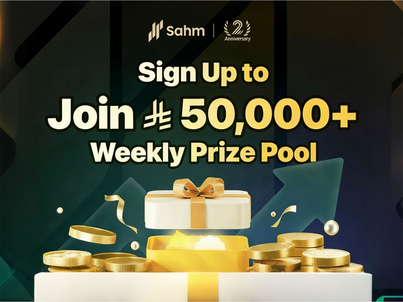 Sahm Marks Second Anniversary with Grand Giveback Celebrating Investor Growth