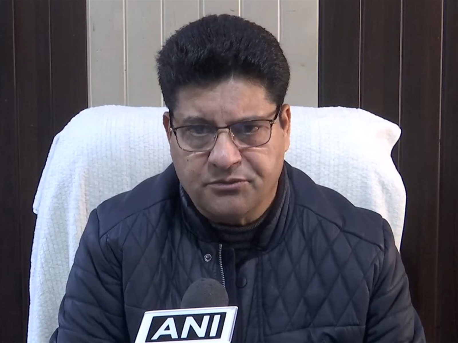 Chief Agriculture Officer of Rajouri district, Rajesh Verma (Photo/ANI)